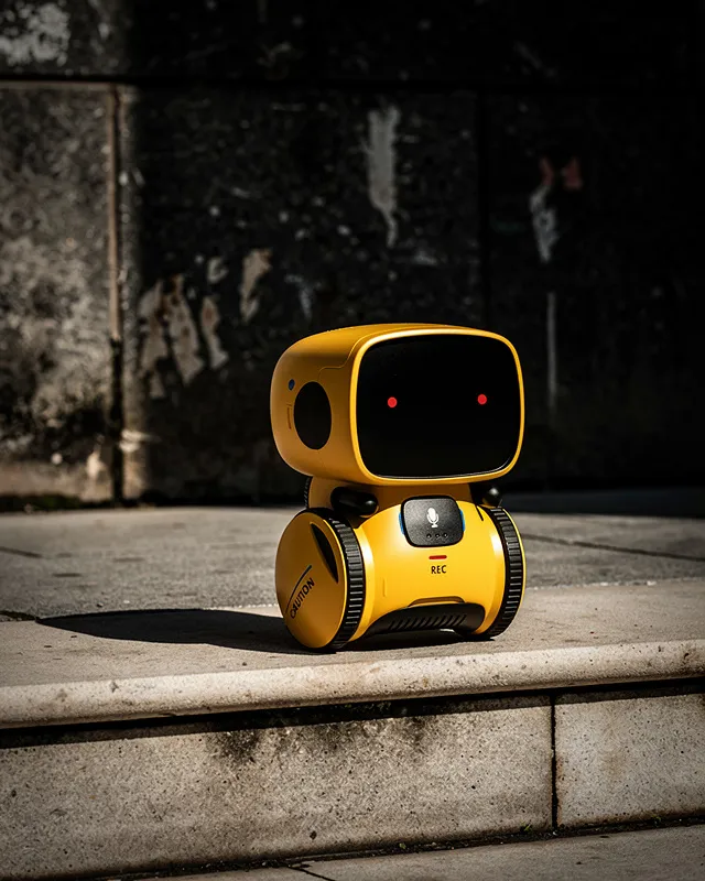 Their first real robot friend.